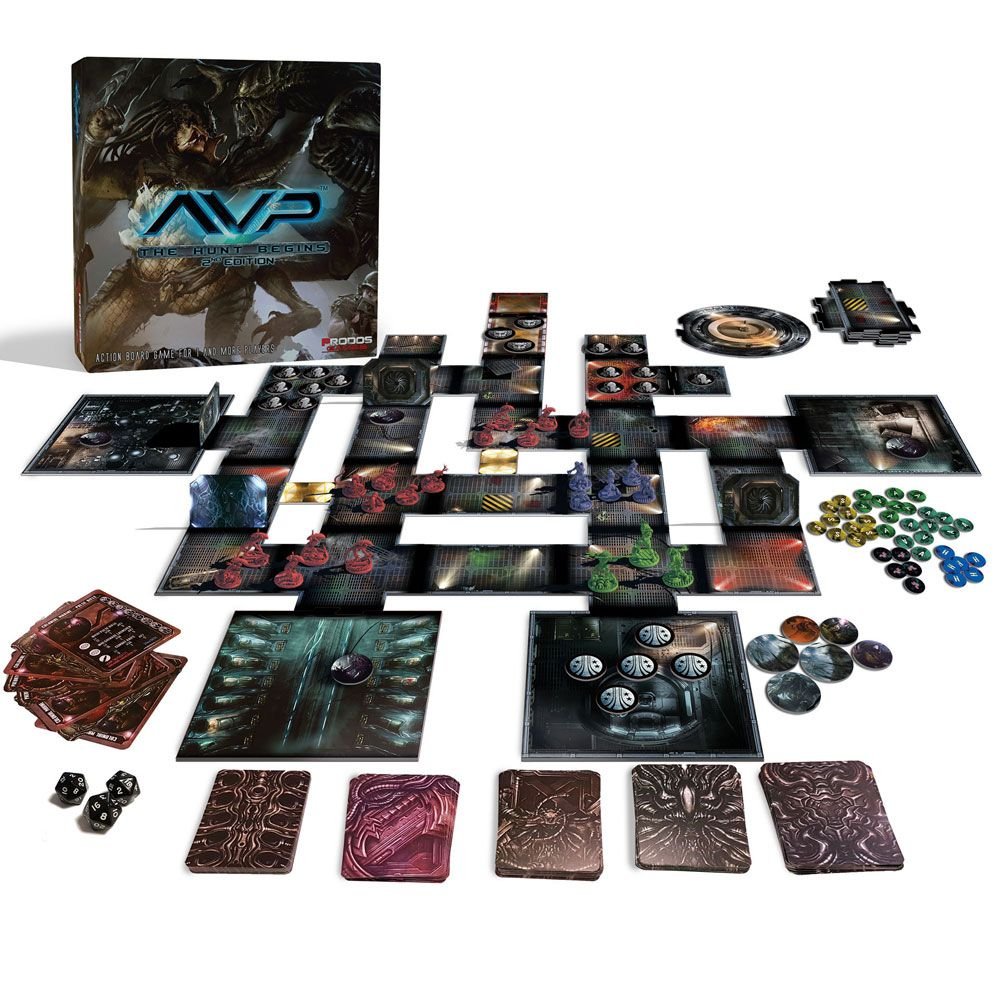 Alien vs. predator tabletop game the hunt begins 2nd edition *german  version*