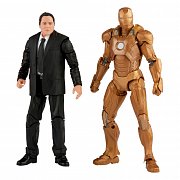 The Infinity Saga Marvel Legends Action Figure 2-Pack 2021 Happy Hogan & Iron Man (Iron Man 3) 15 cm